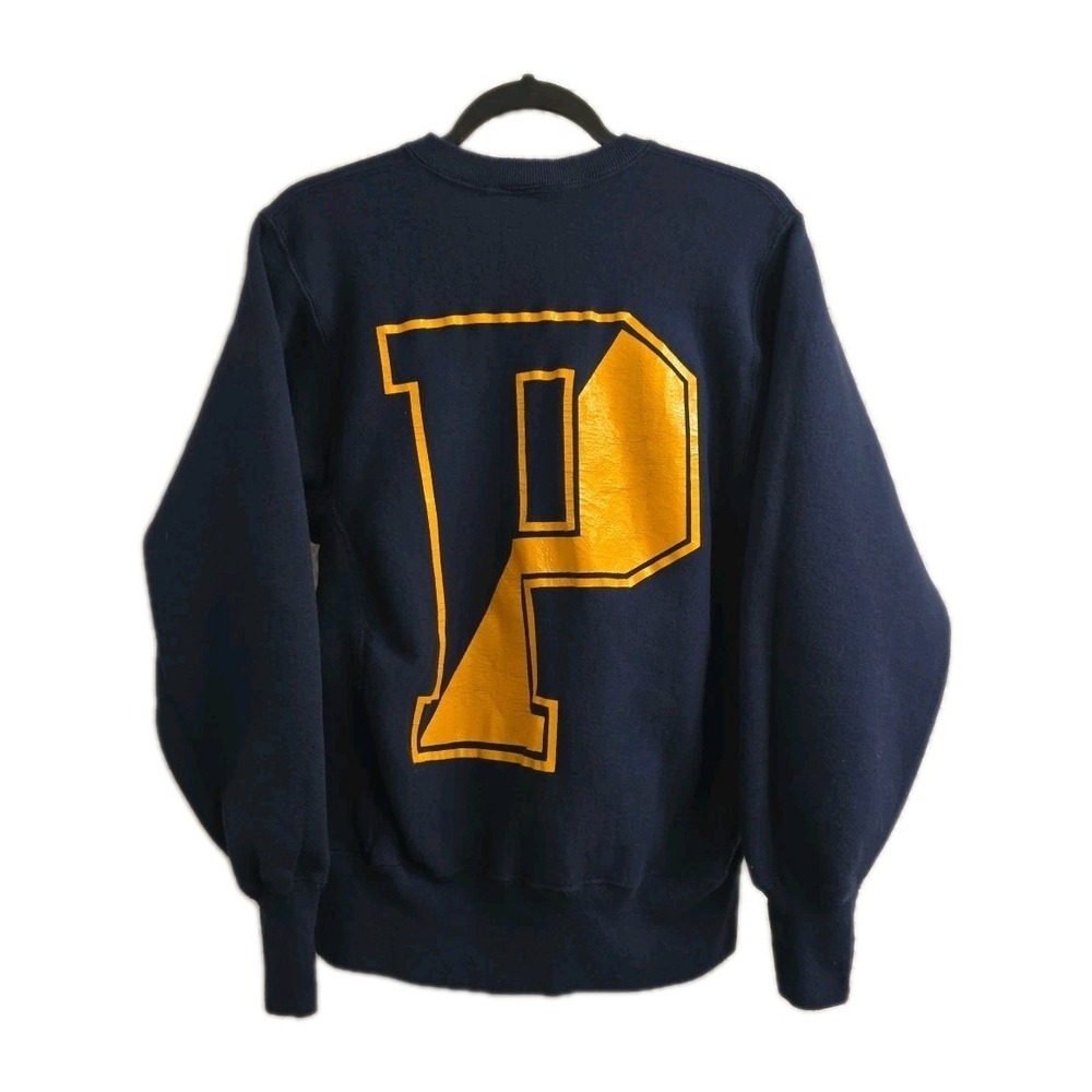 Panthers University Of Pittsburgh Medium Blue LEE Sweatshirt Made In USA